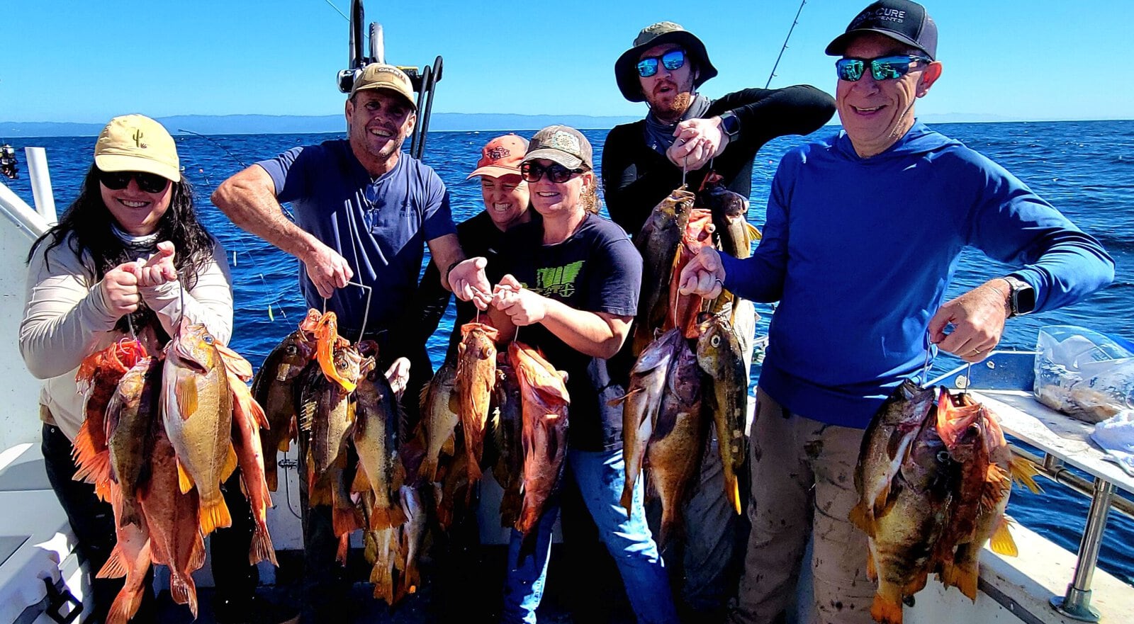 Santa Cruz Fishing Trip Catch