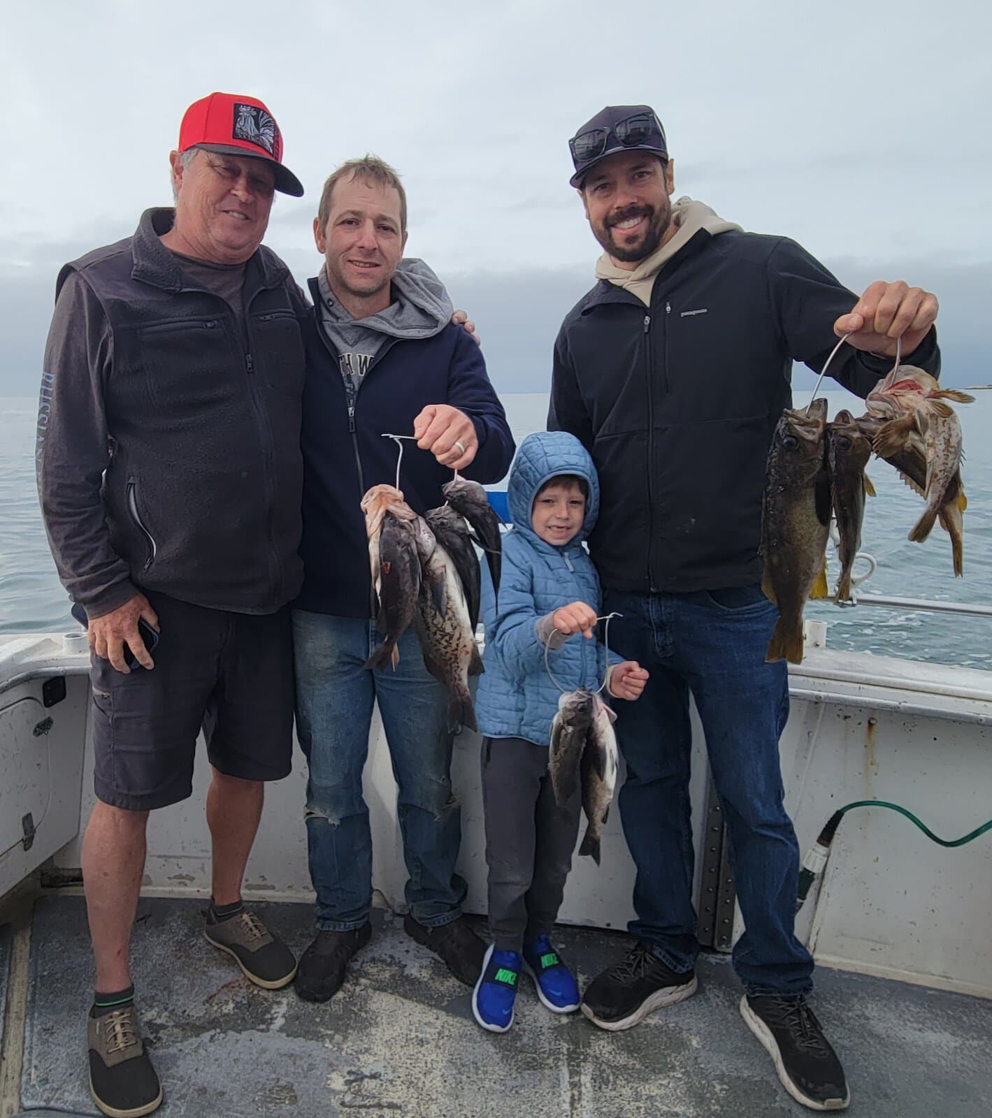 Family Fishing Trip in Monterey Bay