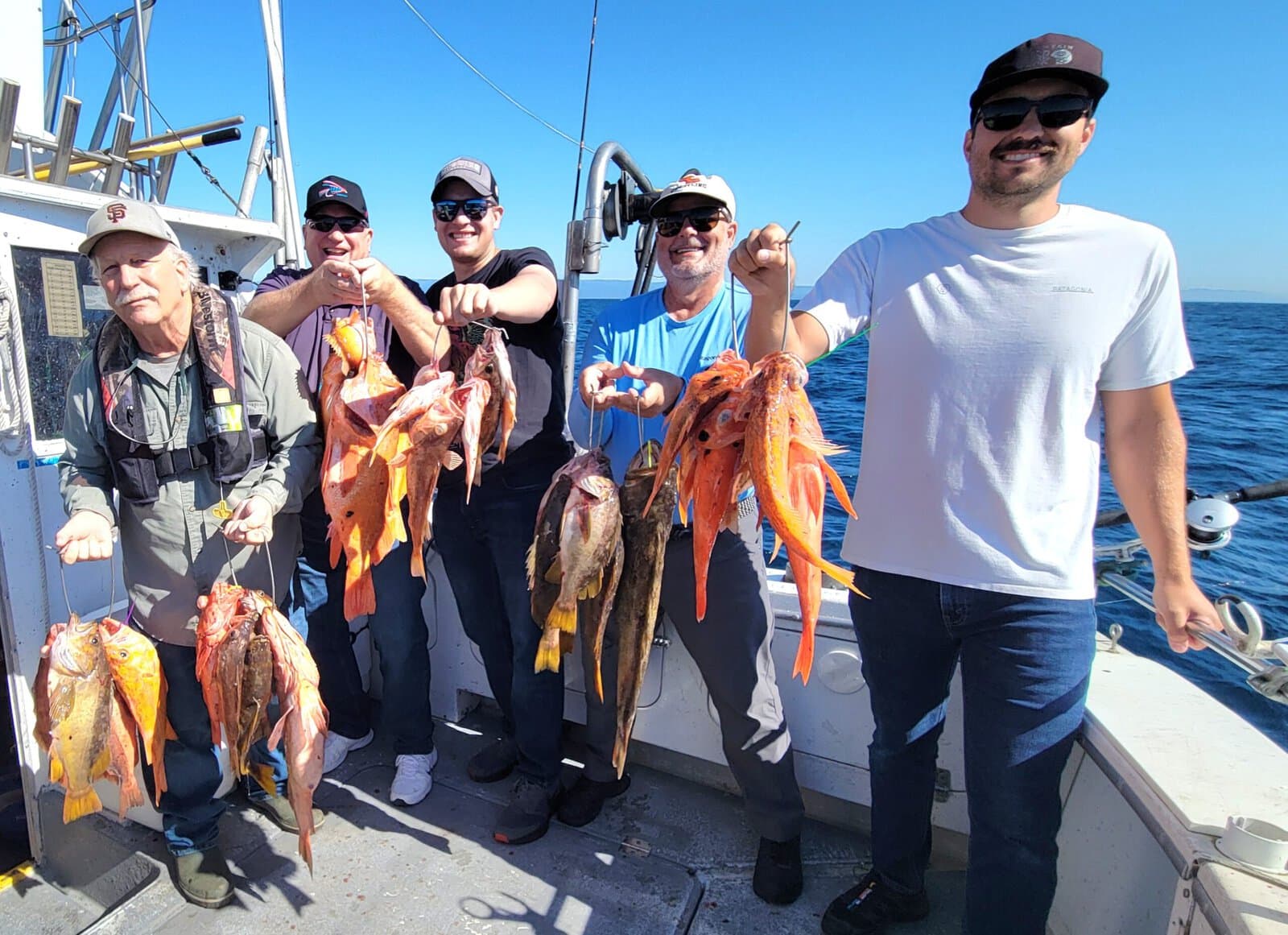 Santa Cruz Fishing Trip Catch
