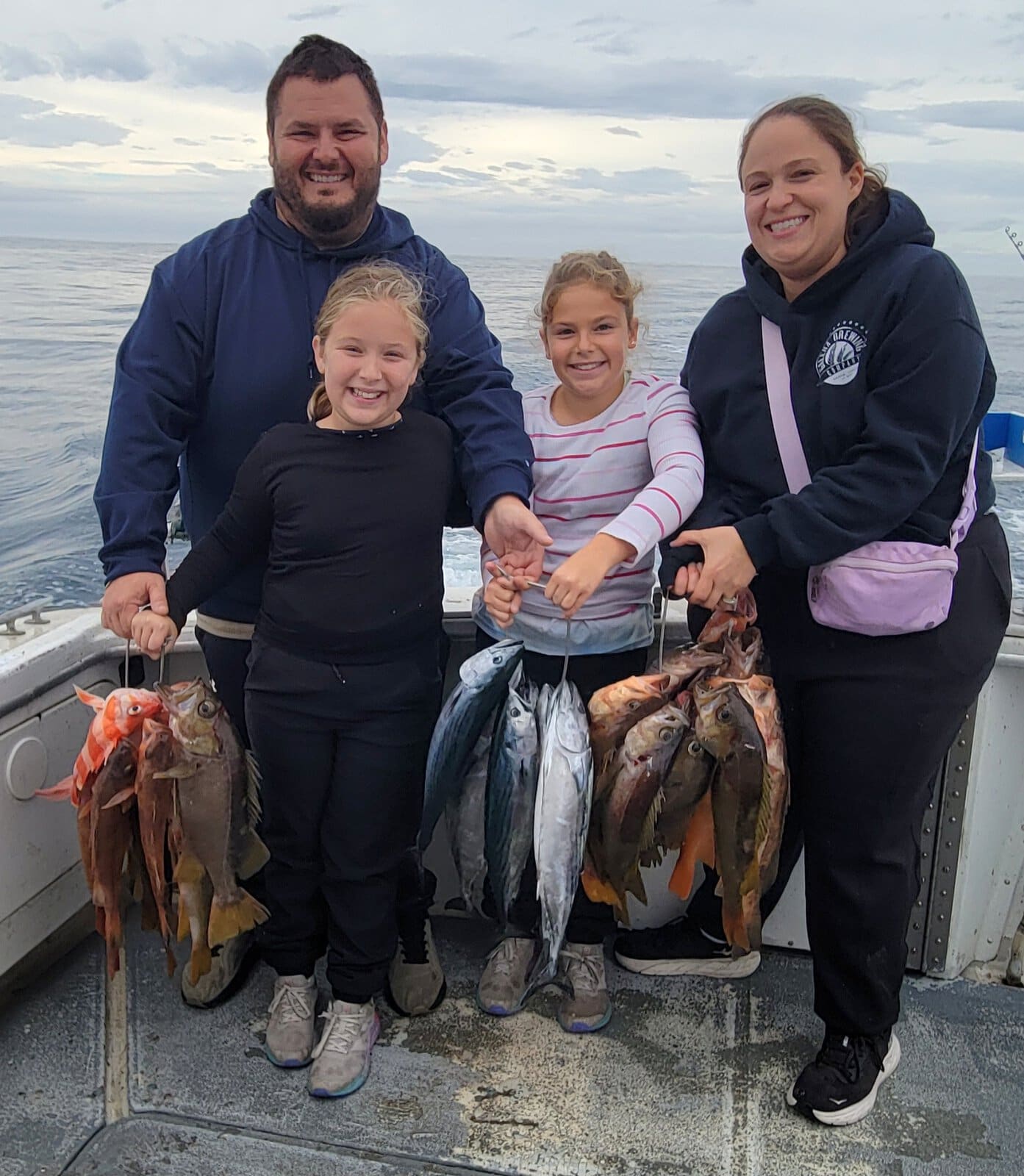 Family Fishing Trip in Monterey Bay